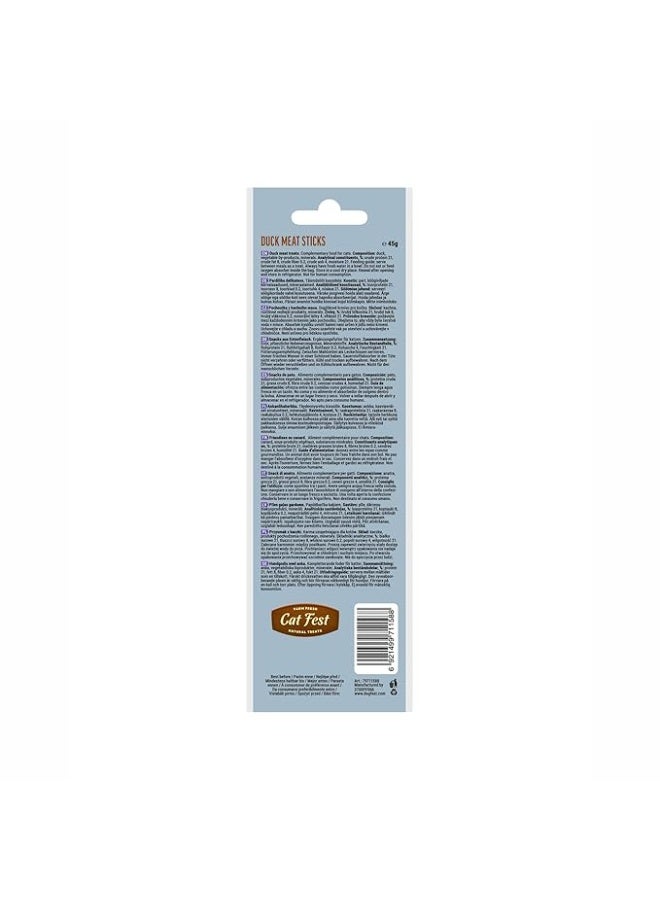 Cat Fest Duck Meat Sticks Cat Treat Natural High-Protein Duck Snacks 45 g From Varmacy - Image 3